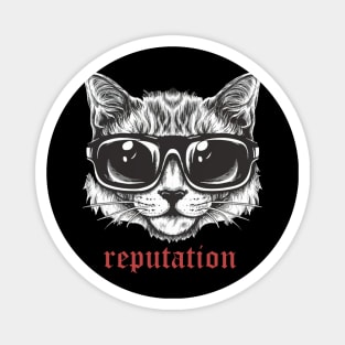 Taylors cat Version reputation Magnet